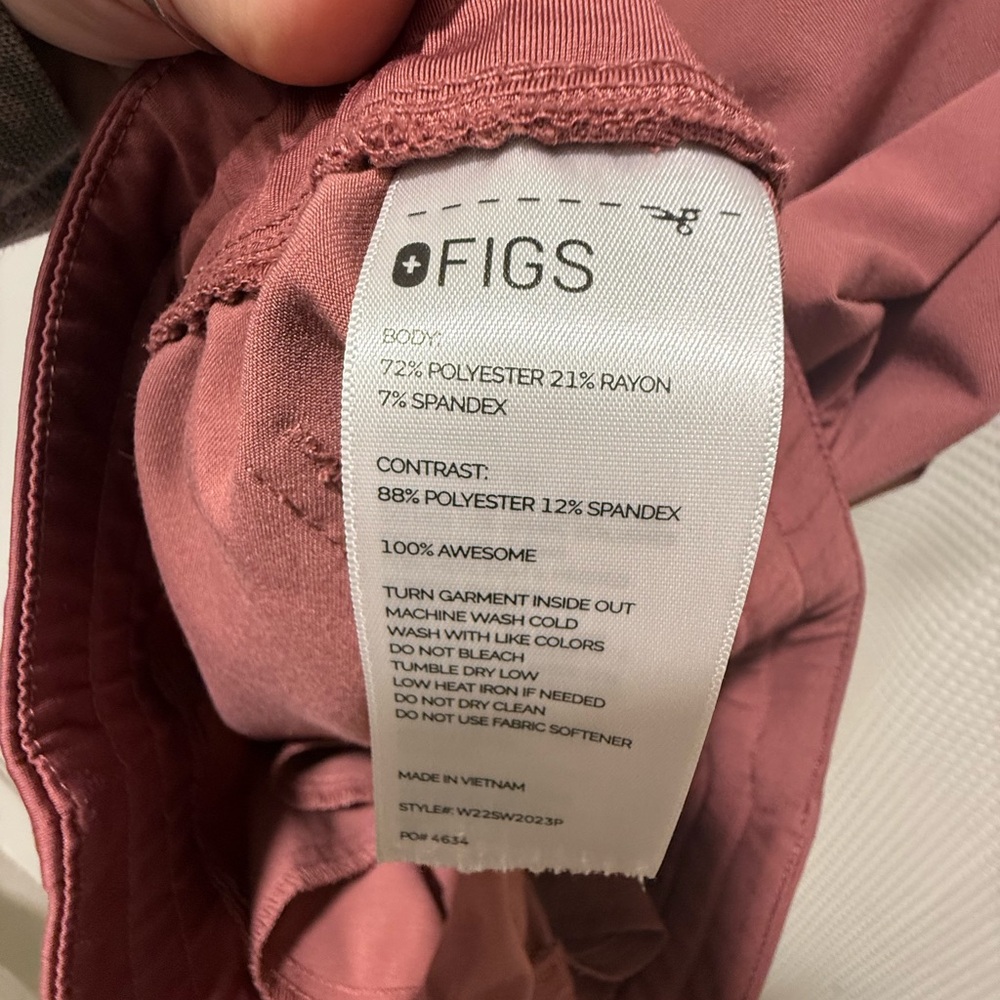 FIGS Women's MAUVE Casma Top (M) & Yola Skinny Pant (MP) (BUNDLE) - Picture 6 of 9